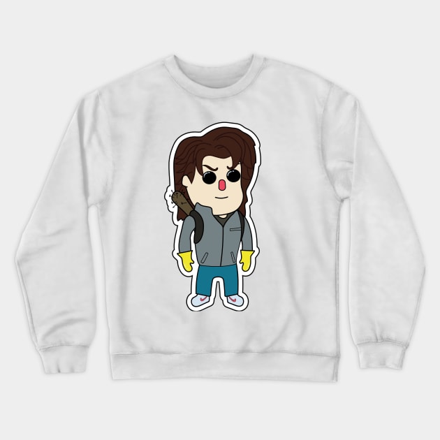 Steve Harrington Cute Face Crewneck Sweatshirt by HijriFriza